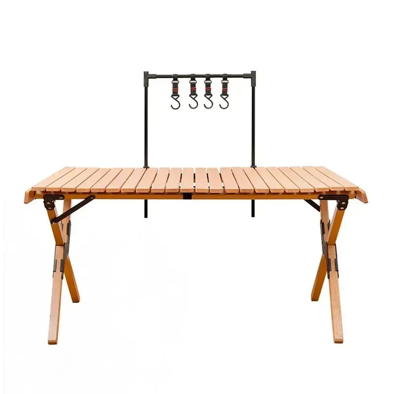 WESTTUNE Outdoor-Tischregal mit Haken aus Aluminium