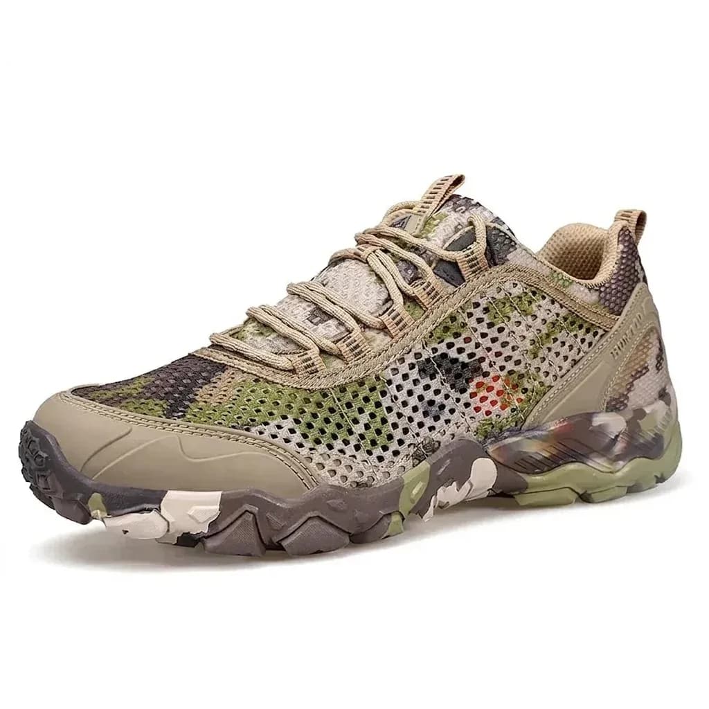 HUMTTO Herren-Hikingschuh mit Tarnmuster