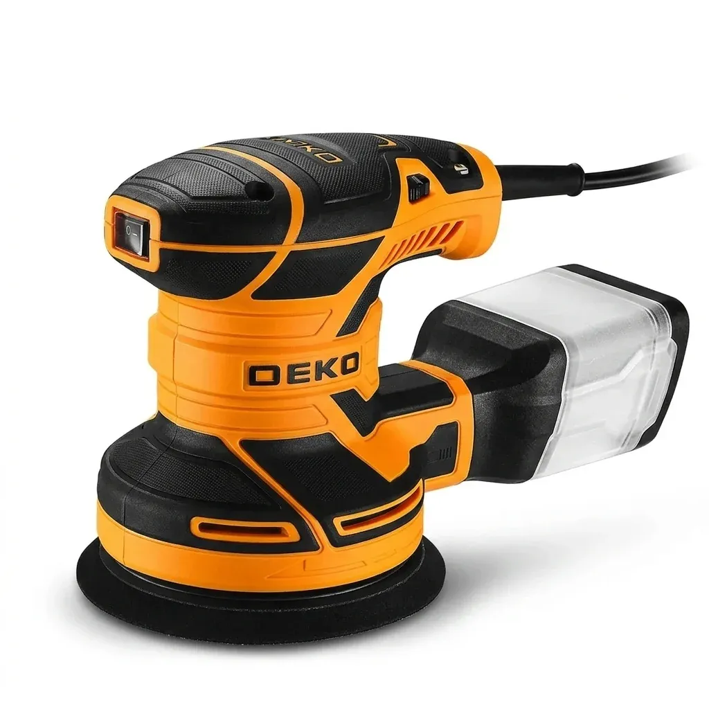 DEKO Exzenterschleifer 320 W mit 125-mm-Teller und Drehzahlregelung