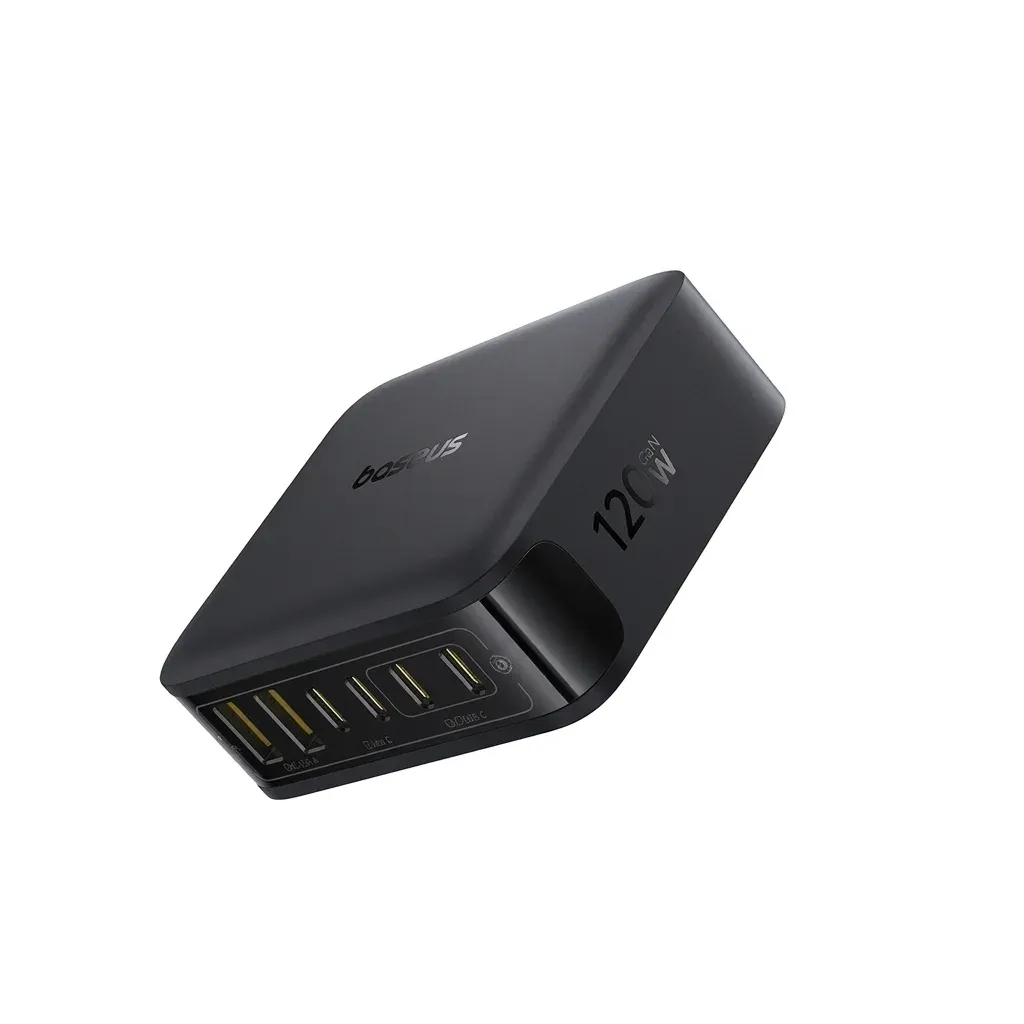 Baseus 120W שולחני שחור עם 6 פורטים