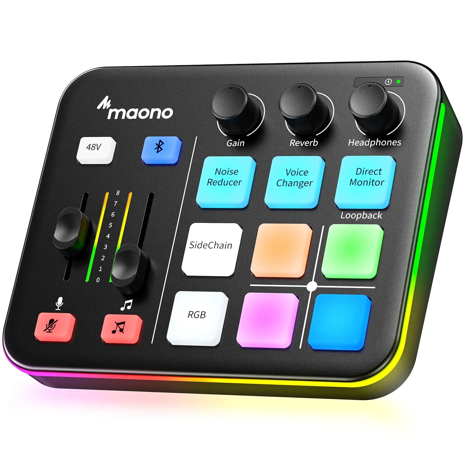 MAONO G1 NEO Gaming-Audio-Mixer mit XLR und RGB