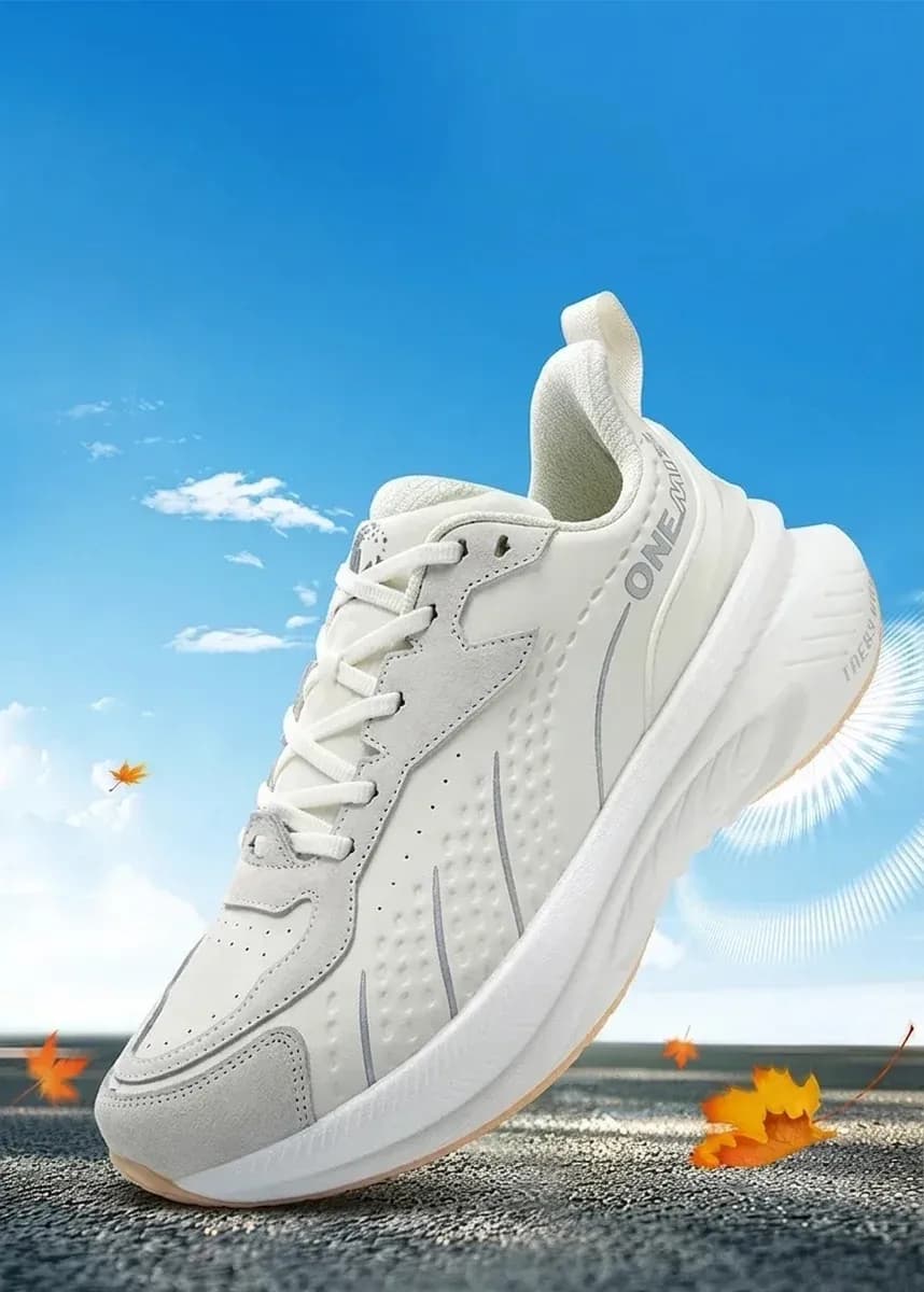 ONEMIX Winter-Laufschuh aus Leder mit Wärmeschutz