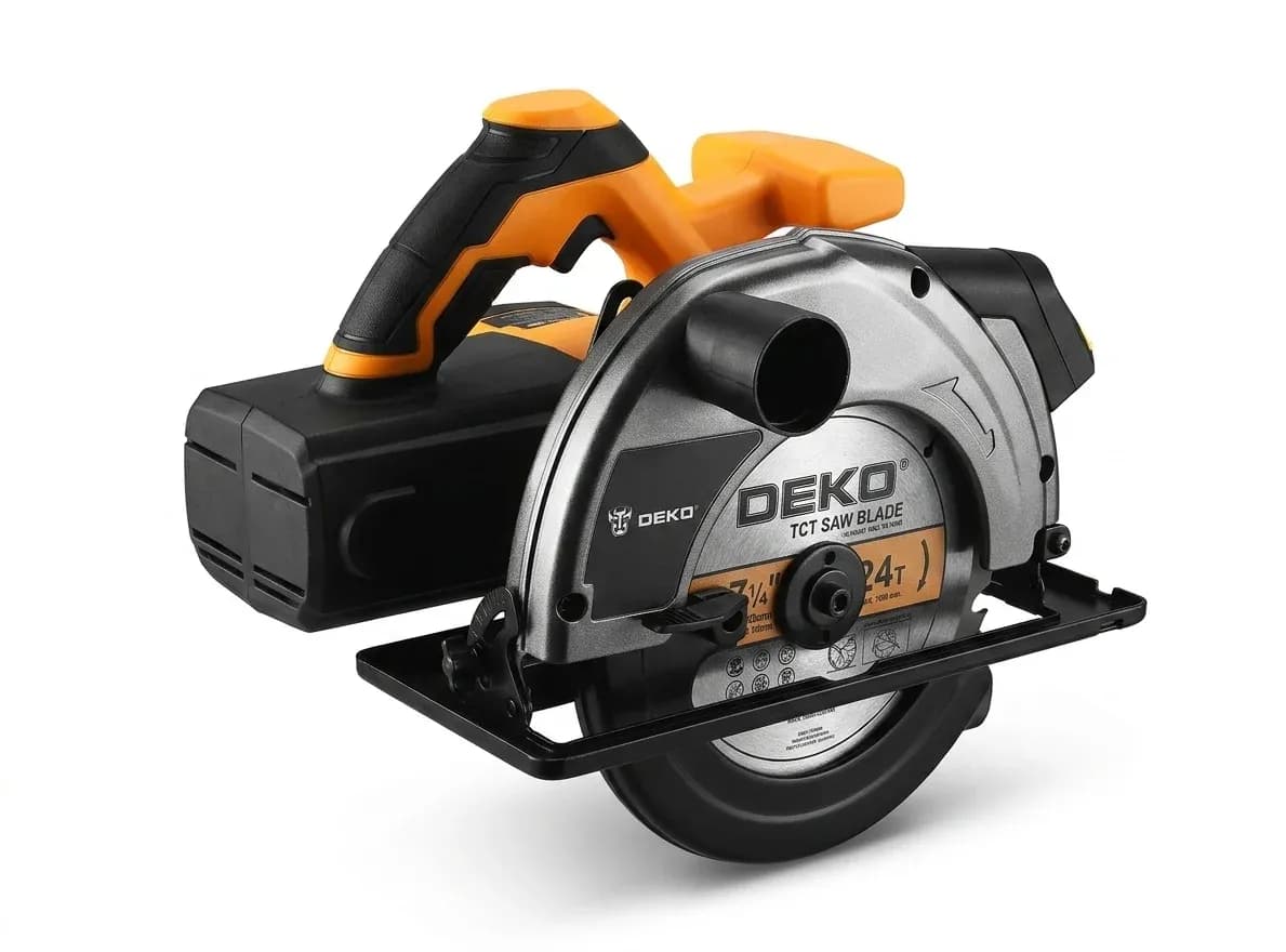 DEKO 185-mm Netz-Kreissäge mit Zusatzgriff
