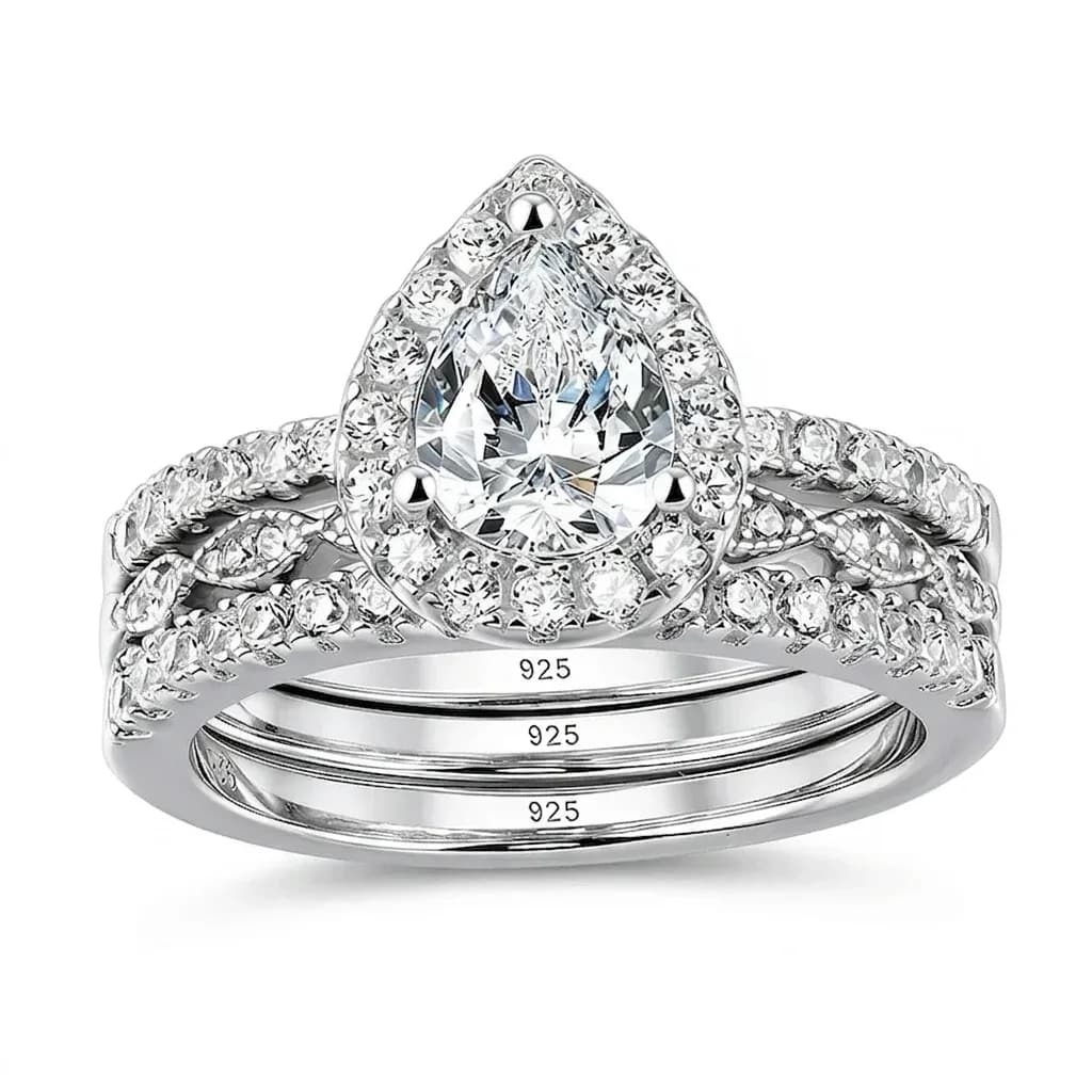 Newshe Brautset aus 925er Silber