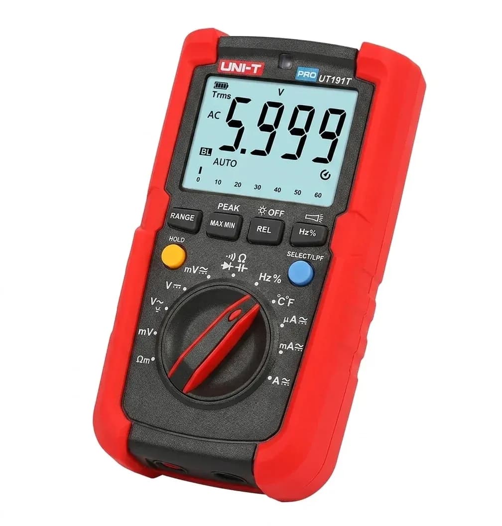 UNI-T Profi-Digitalmultimeter rot schwarz