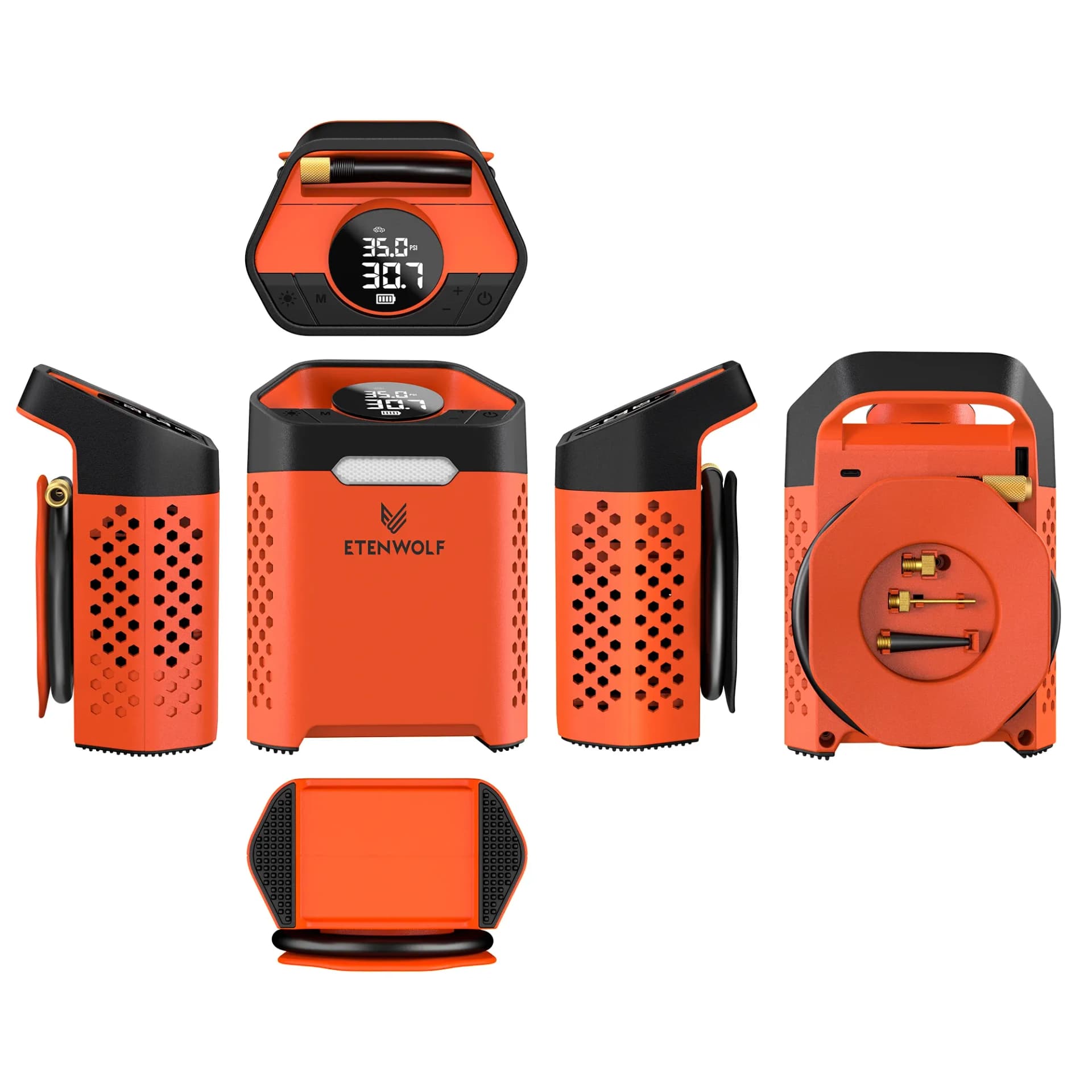 ETENWOLF ZEPHYR V3 mobiler Reifenkompressor