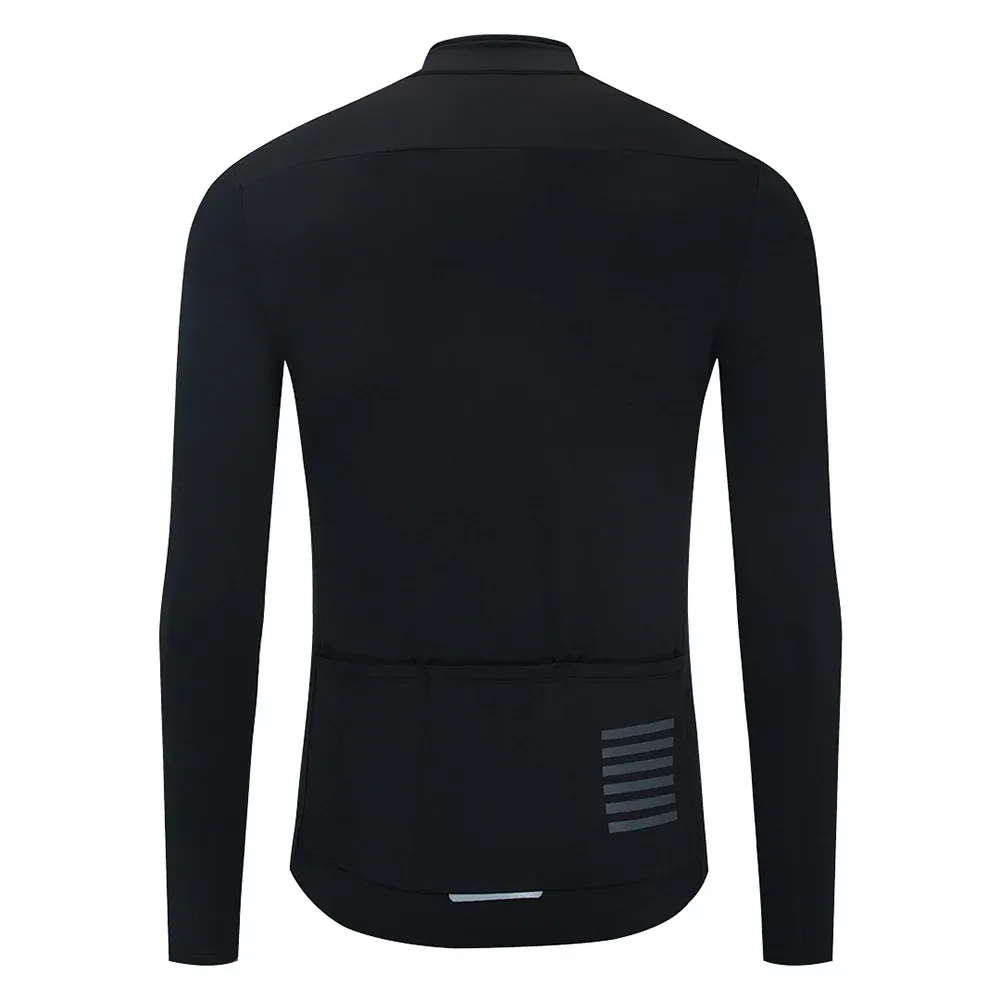 YKYWBIKE Thermo-Radtrikot mit Fleece für Herbst und Winter