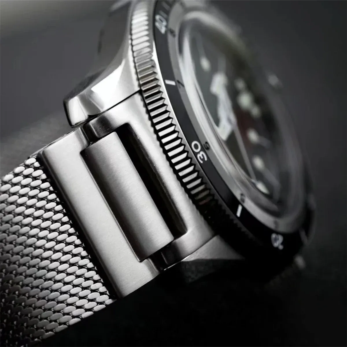 IXDAO GMT-Automatikuhr aus Stahl mit Saphirglas