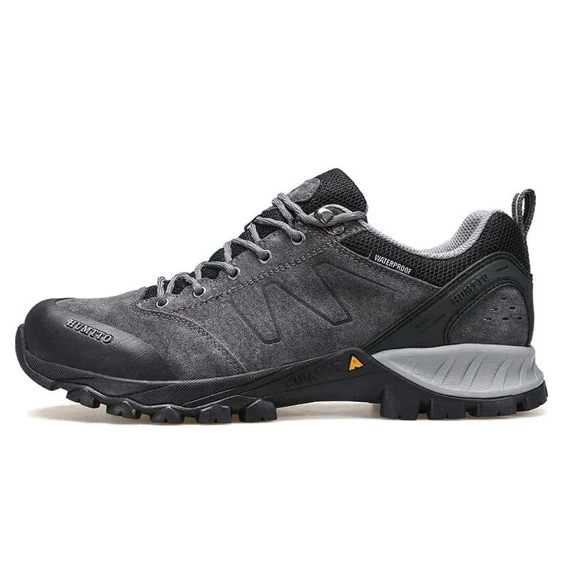 HUMTTO Herren-Hikingschuhe aus Leder mit wasserdichtem Outdoor-Profil