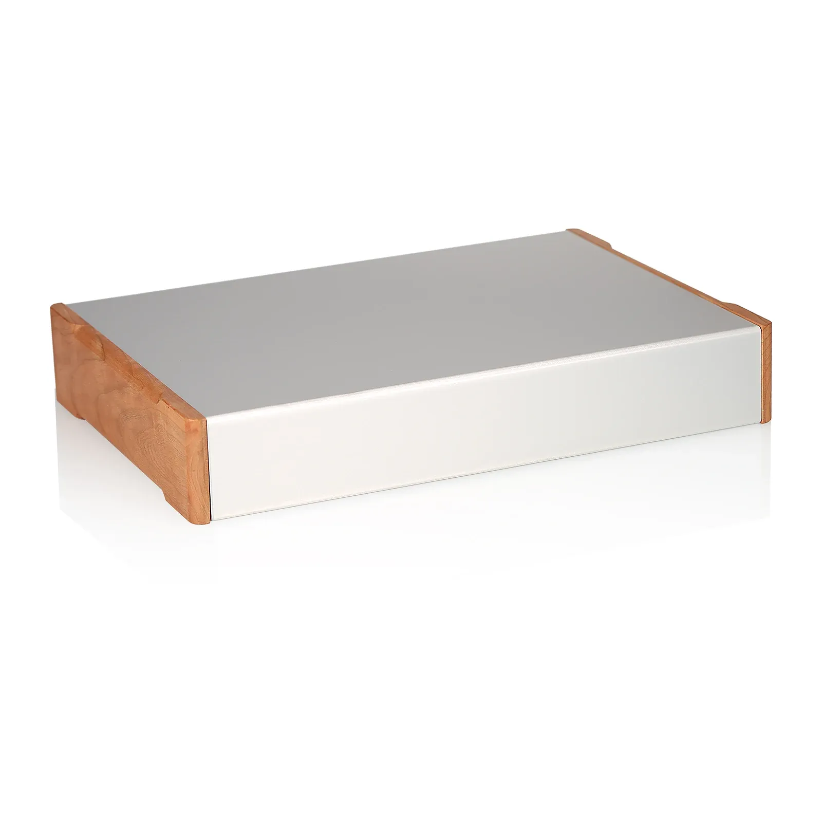 Röhrenverstärker-Gehäuse aus Aluminium und Holz für DIY-Projekte