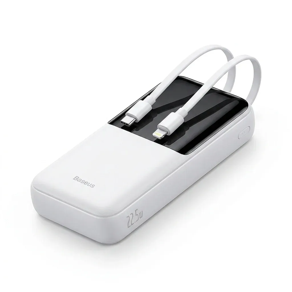 Xiaomi 20.000-mAh-Powerbank mit integrierten Kabeln und 22,5 W