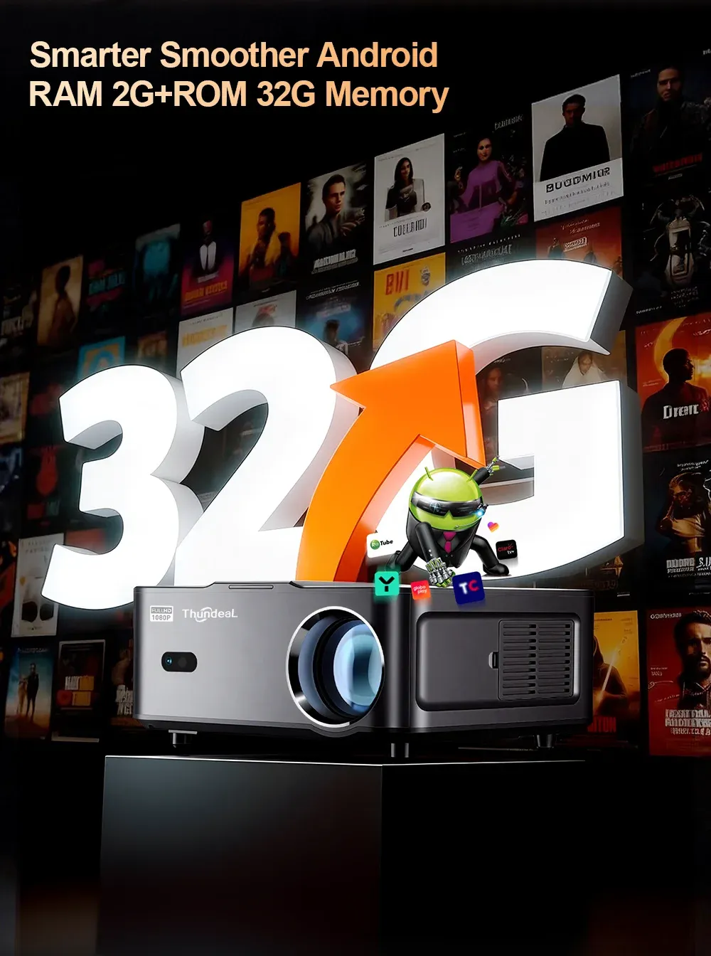 ThundeaL TD98 Mini Full-HD Heimkino-Projektor