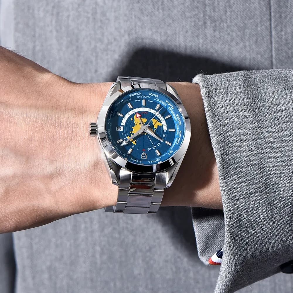 PAGANI DESIGN 1788 Automatik-Herrenuhr mit Saphirglas und Edelstahlgehäuse