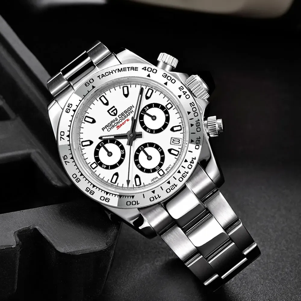 PAGANI DESIGN 40-mm Quarzchronograph mit Saphirglas