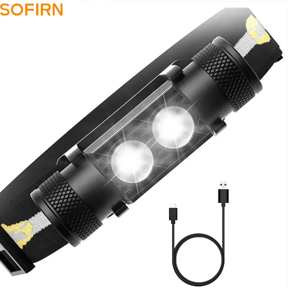 Sofirn H25S LED-Stirnlampe mit USB-Ladung und 1200 Lumen