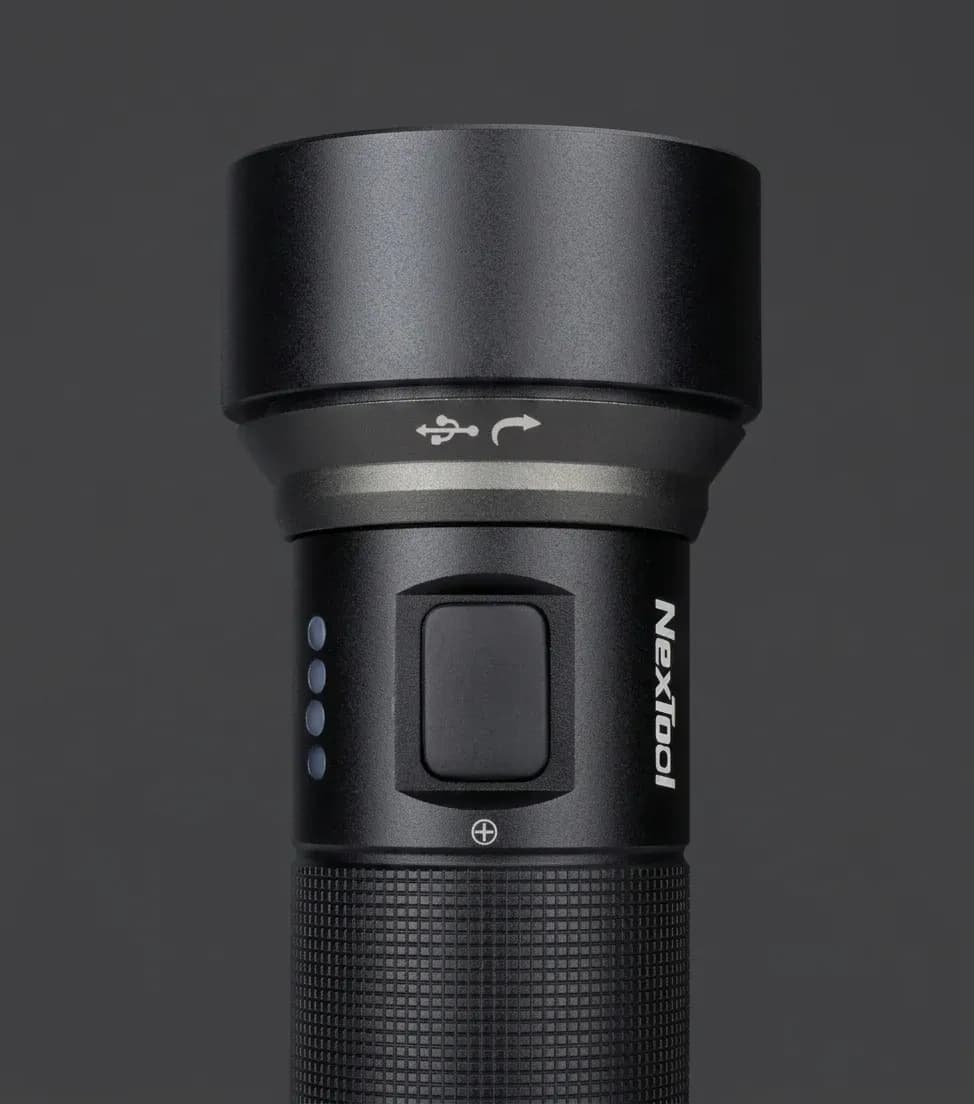 NEXTOOL Akku-Taschenlampe 2000 lm mit USB-C