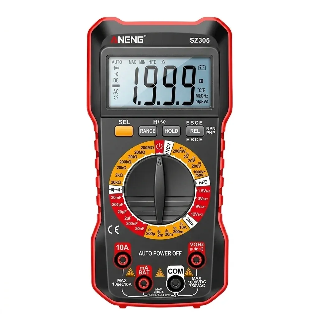 ANENG SZ305 Digitalmultimeter mit NCV und Kapazitätsmessung