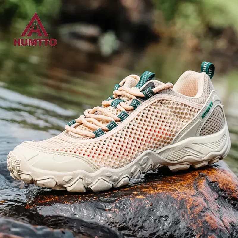HUMTTO leichte Trekking- und Outdoorschuhe mit Mesh-Schaft