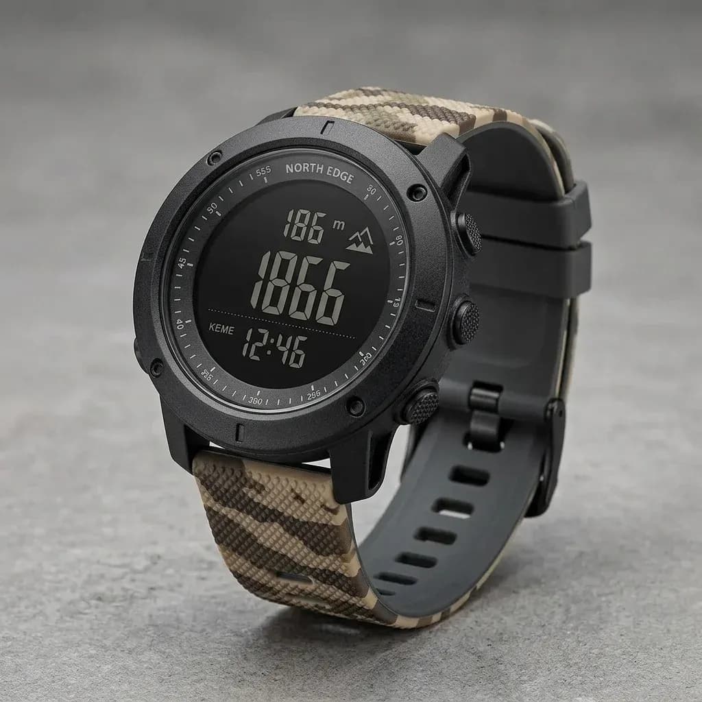 North Edge APACHE-3 Sportuhr schwarz