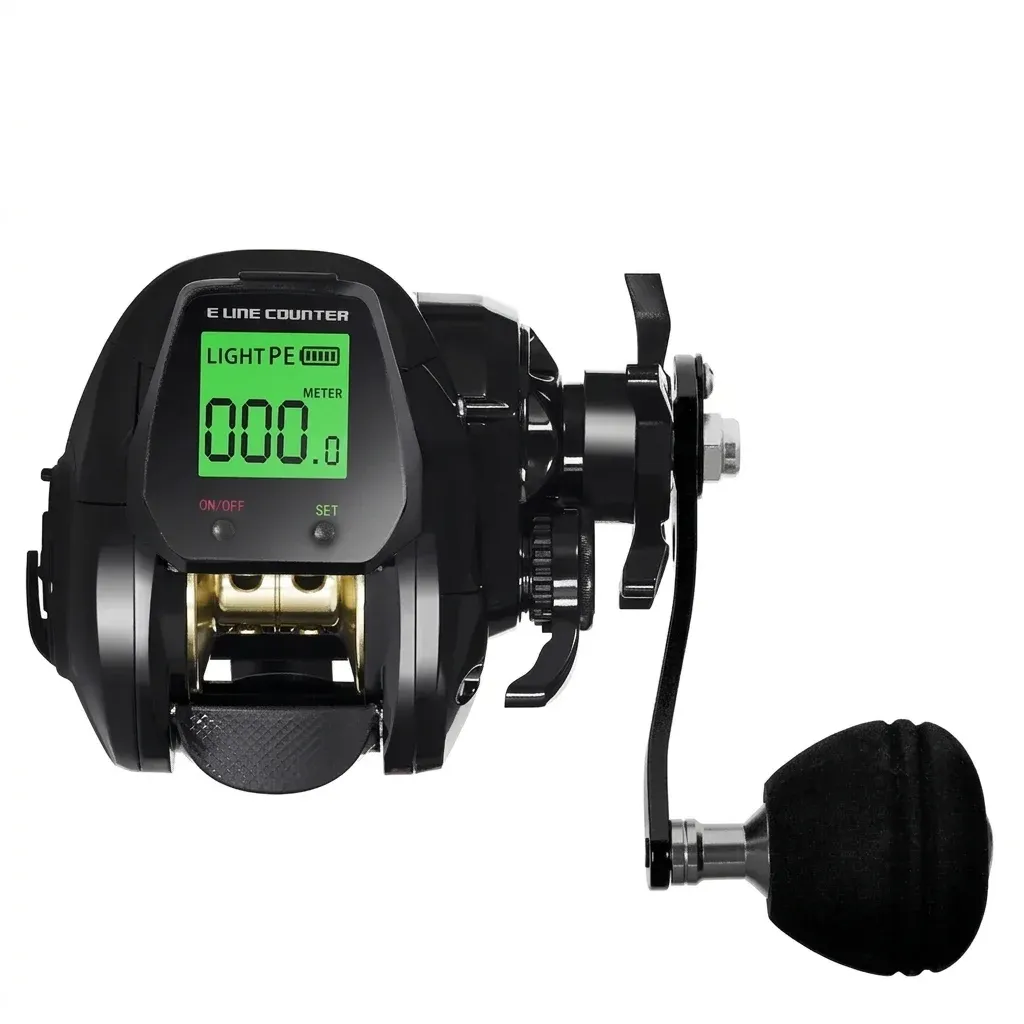 SAMOLLA Baitcast-Rolle mit LED-Display