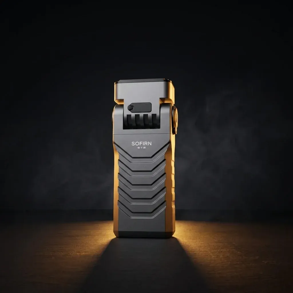 Sofirn ST2 Taschenlampe sauber im Studio