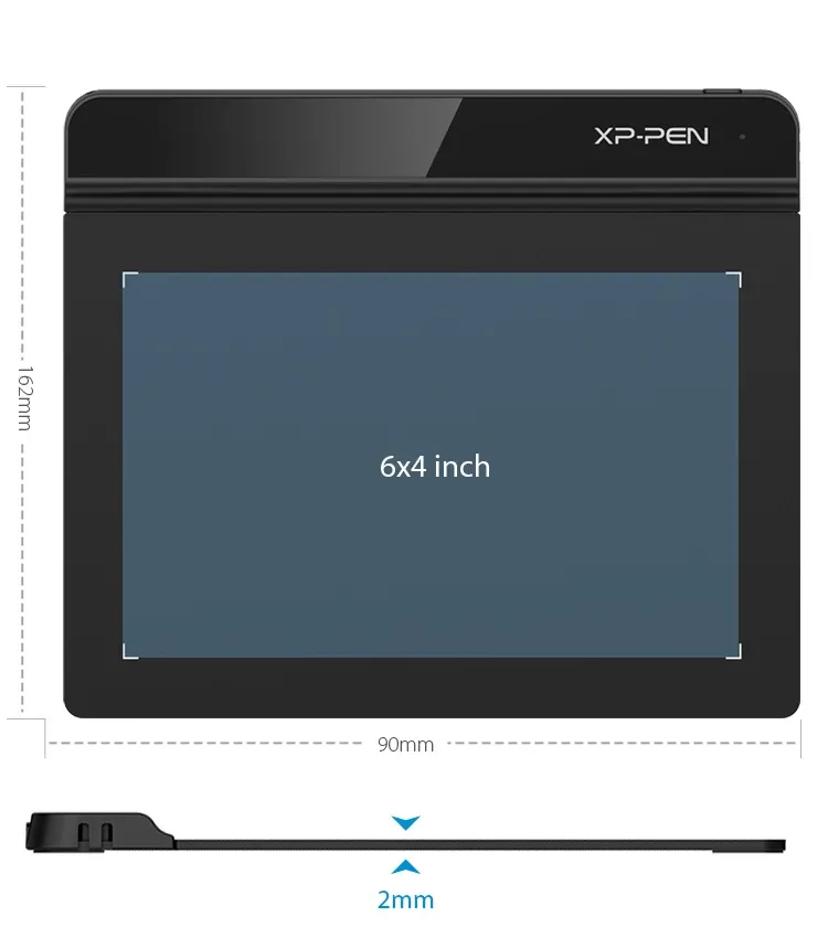 XP-Pen Star G640 Grafiktablett 6 x 4 Zoll