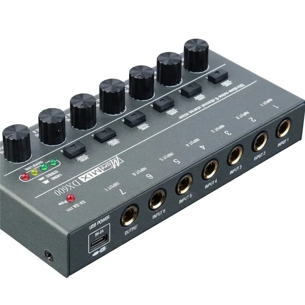 Depusheng Mini-Line-Mixer mit sechs Kanälen