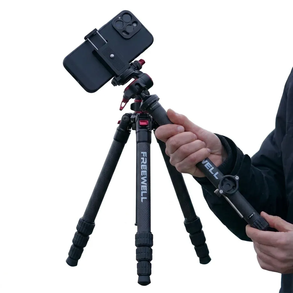 חצובת פחמן Freewell עם ראש כדורי