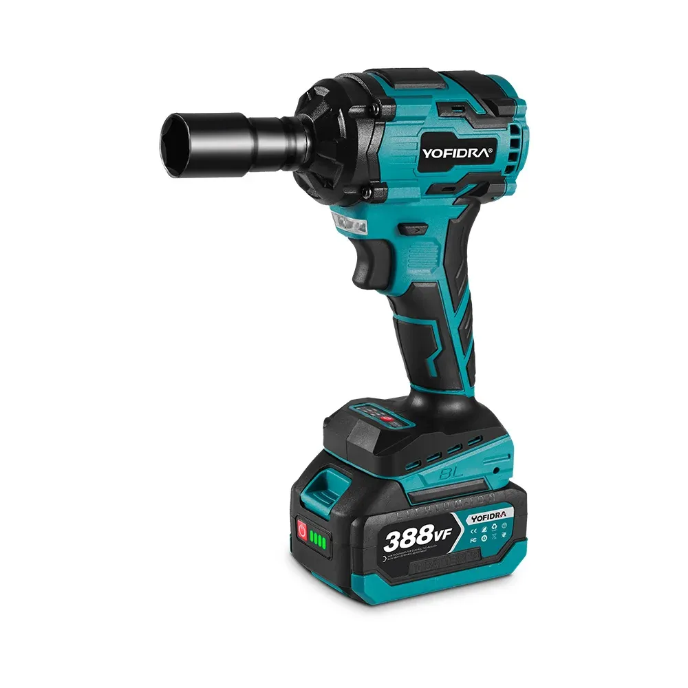 Yofidra Akku-Schlagschrauber 1/2 Zoll mit 1000 Nm