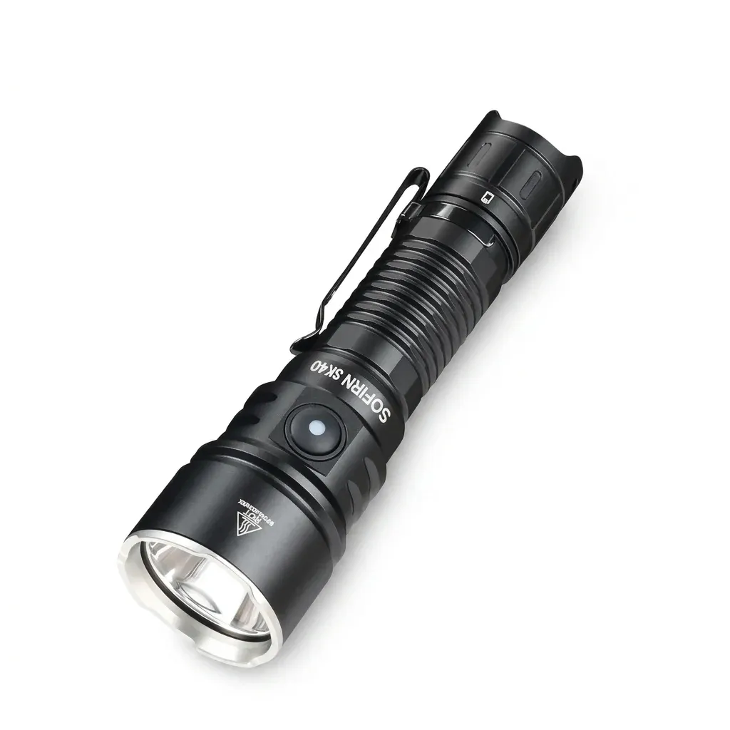 Sofirn SK40 taktische LED-Taschenlampe schwarz