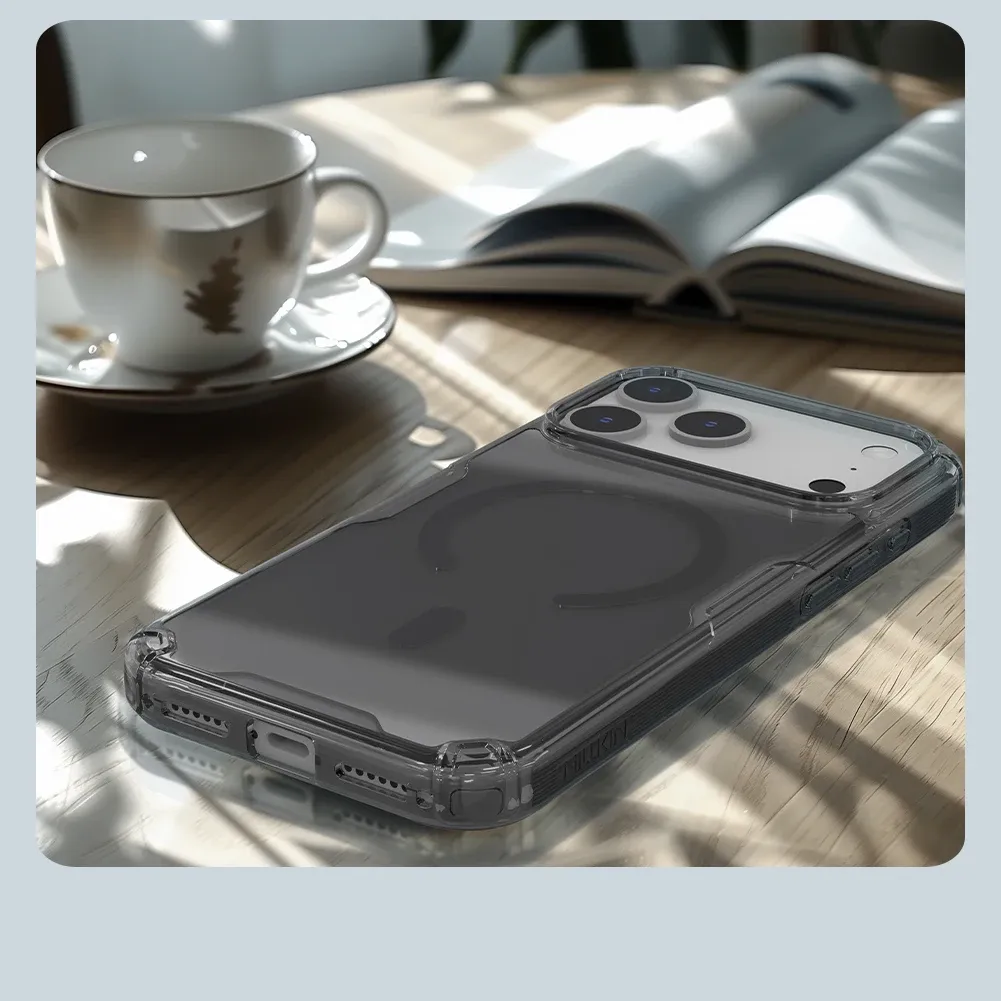 NILLKIN transparente TPU-Schutzhülle mit Magnetfunktion für iPhone 17 Pro Max und kompatible Modelle