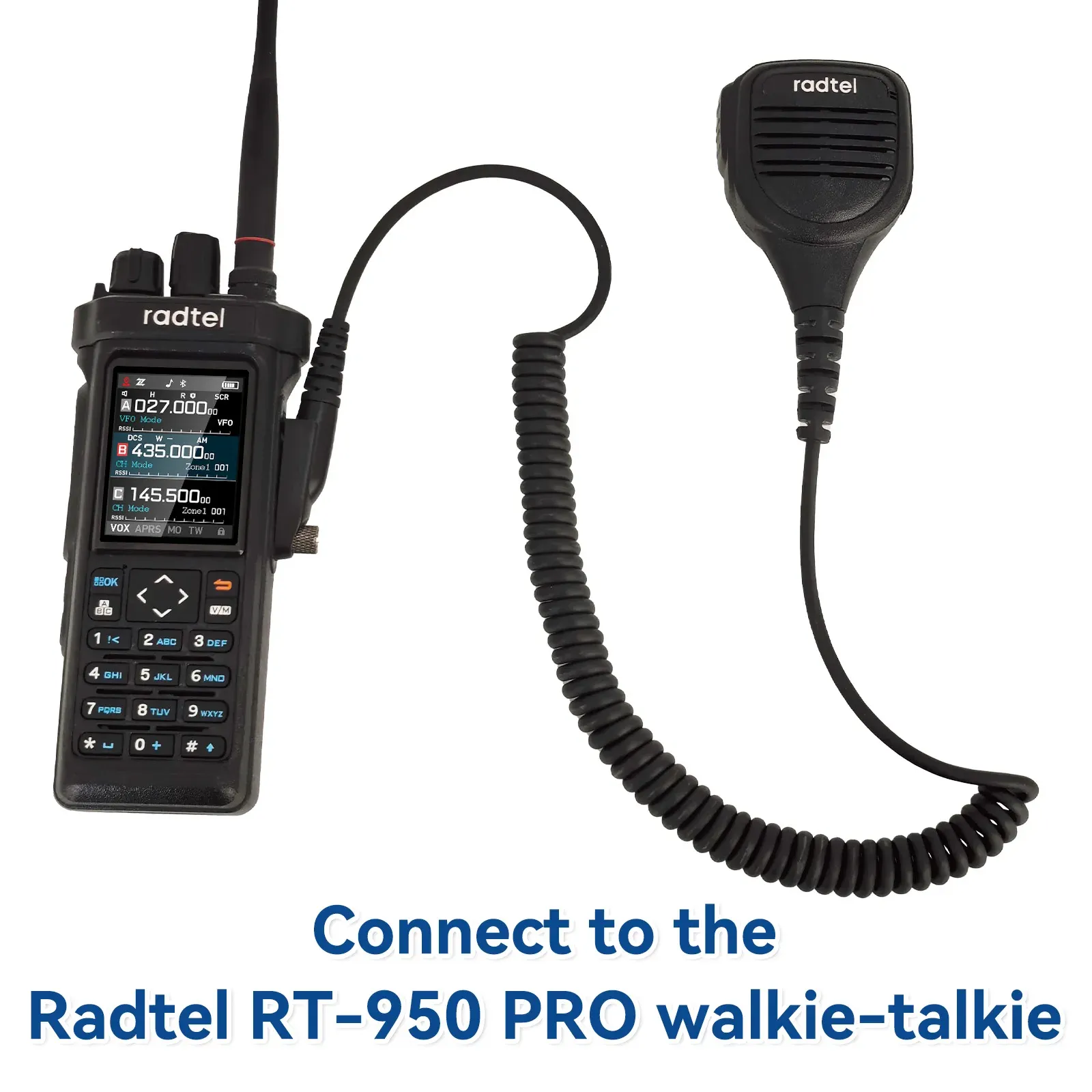 Wasserdichtes Radtel Lautsprechermikrofon für RT-880/RT-6D