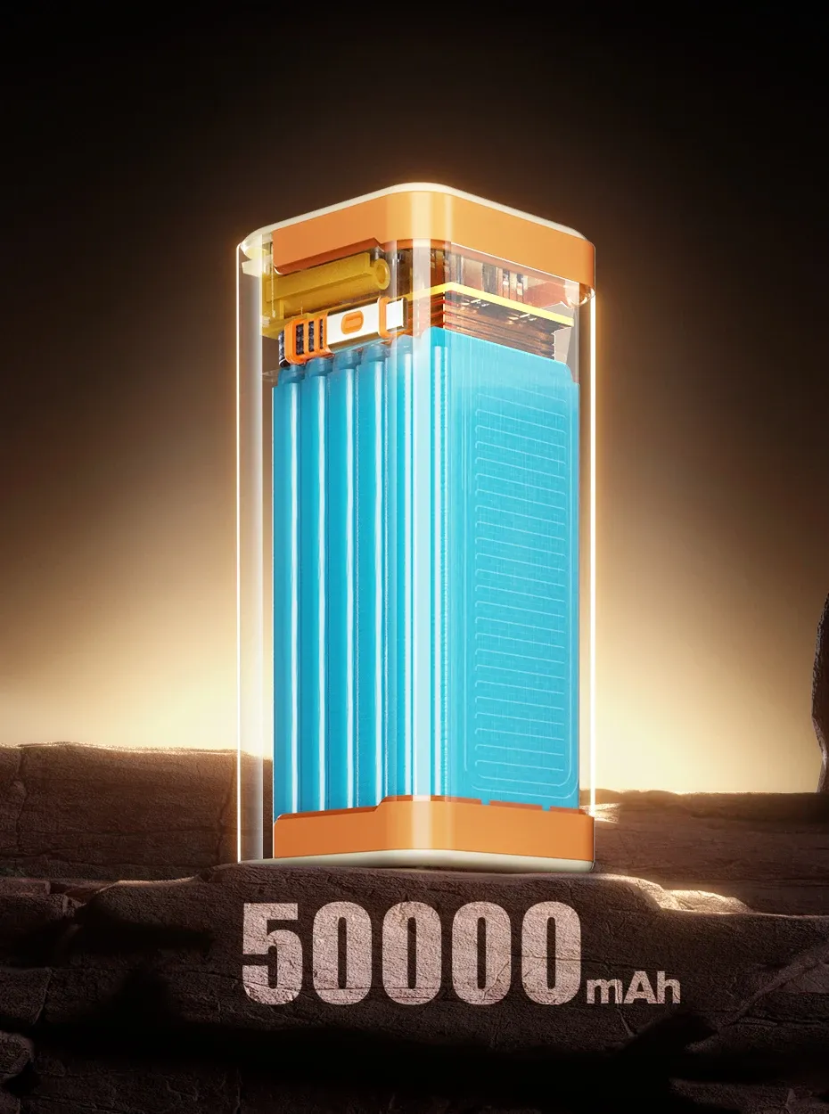 Xiaomi QOOVI 50.000-mAh Powerbank mit 100 W und Display