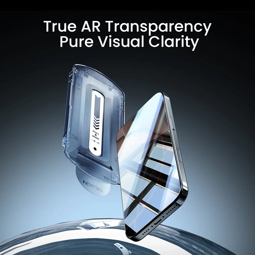 NILLKIN 3D-Arc-Displayschutzglas für iPhone 17 Pro Max, 17 Air, 16 Pro Max und 16 Plus