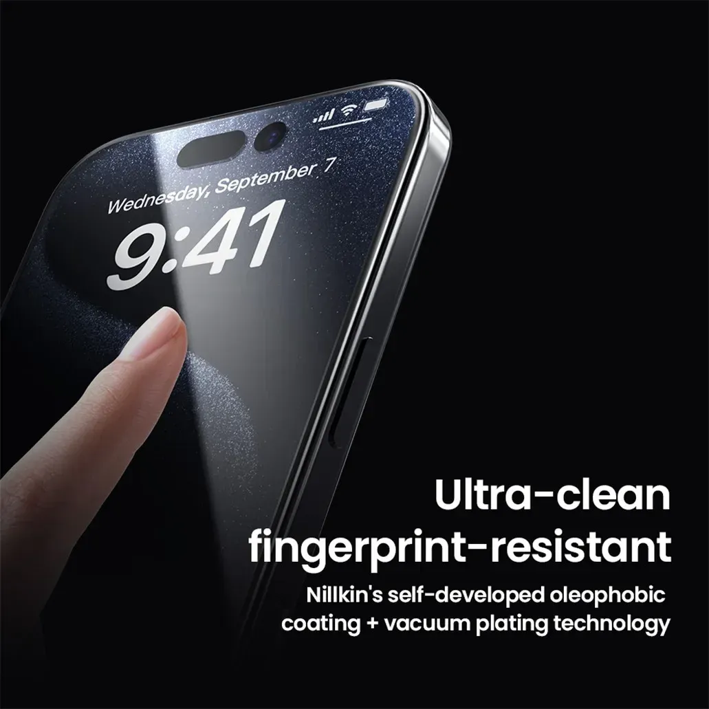 NILLKIN CP+PRO Vollflächiges Panzerglas für iPhone 16-Serie mit Montagehilfe