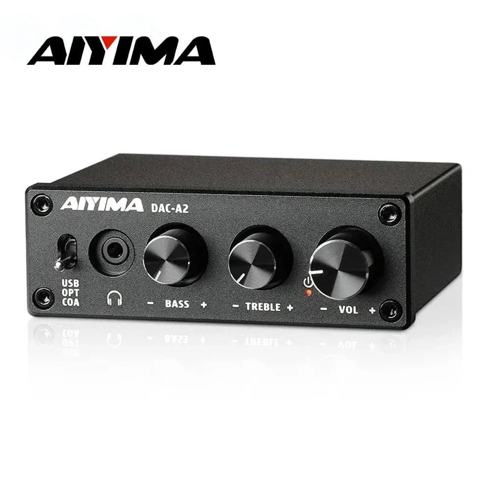 AIYIMA DAC-A2 USB-DAC mit Kopfhörerverstärker und Line-Out