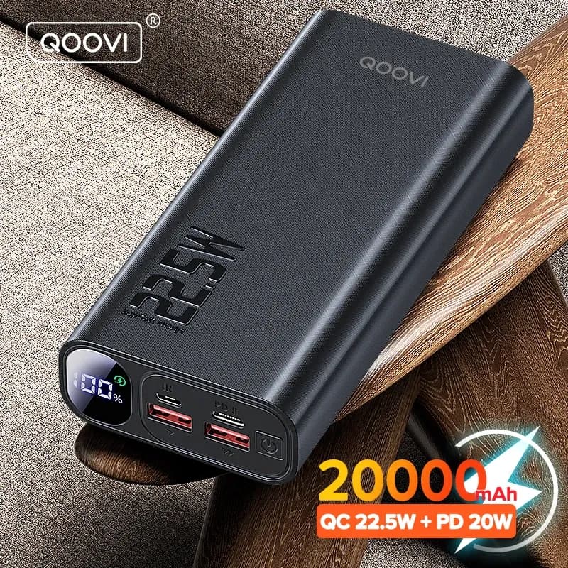 Xiaomi QOOVI Powerbank 20.000 mAh mit PD 20W und Display