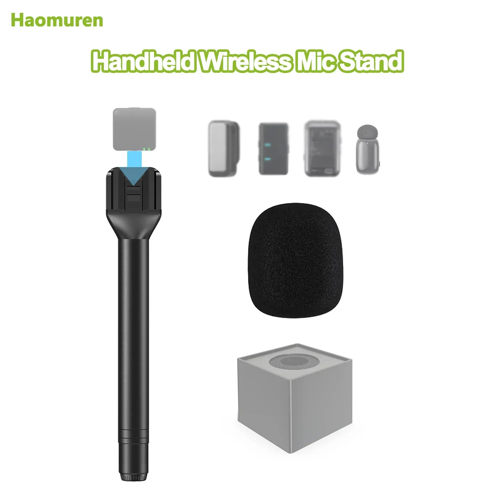 Haomuren Universal-Mikrofonständer für Mini-Funkmikrofone