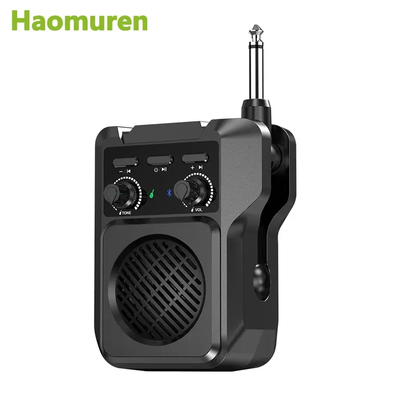 Haomuren Mini-Gitarrenverstärker mit Bluetooth und Effekten