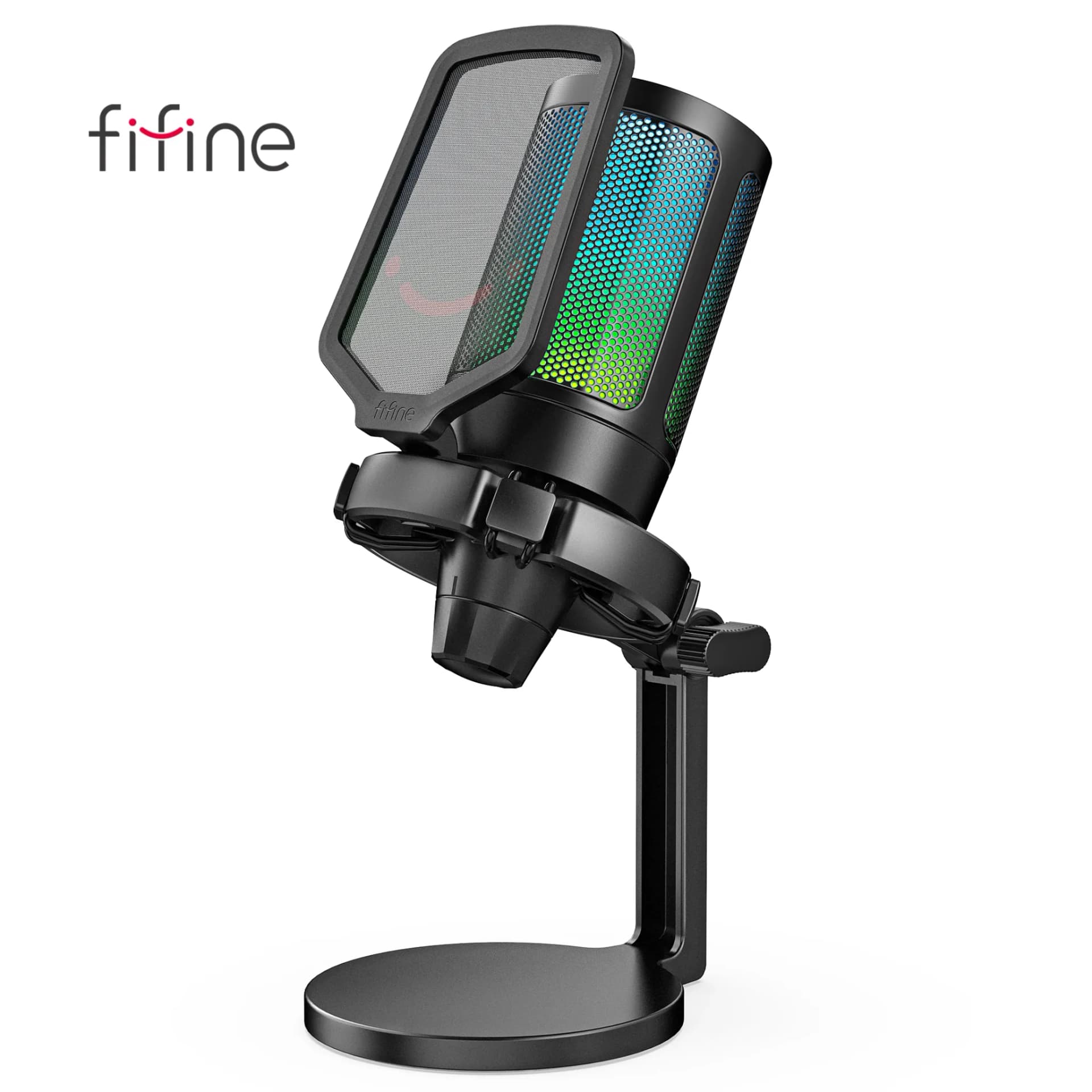 FIFINE A6 NEO Gaming-Mikrofon mit Shock Mount und RGB