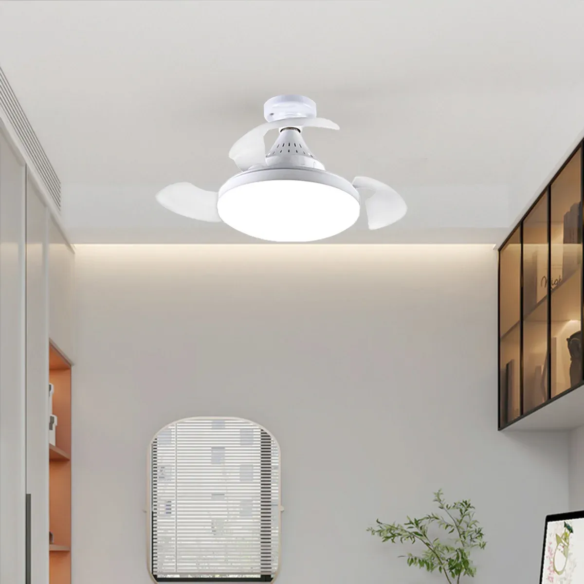 LED-Deckenventilator mit Fernbedienung und App-Steuerung