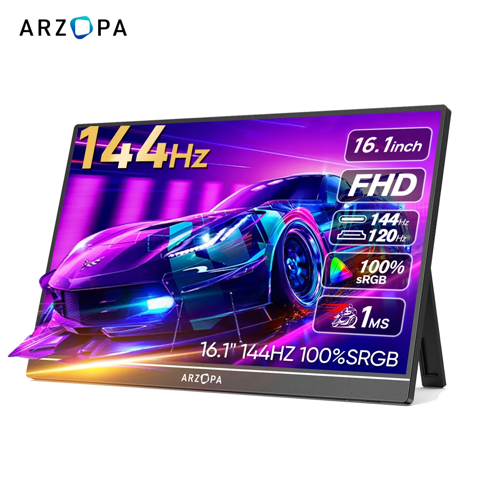 ARZOPA Z1FC 16,1-Zoll Gaming-Monitor für unterwegs