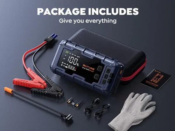 Multifunktions-Starthilfe mit Kompressor und 45W-Laden