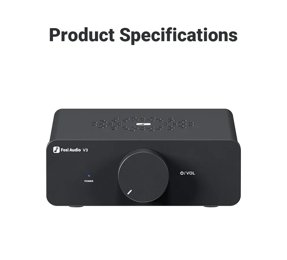 Fosi Audio V3 Stereo-Endstufe mit TPA3255