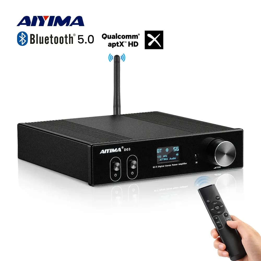 AIYIMA D03 Bluetooth-Verstärker für 2.1-HiFi-Setups