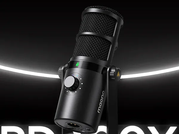 maono PD400X Dynamisches USB/XLR-Mikrofon für Podcast und Streaming